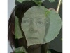 Grüne Brille (Blatt), 2020, Fotografie-Druck , Doppelbelichtung, 21 x 21 cm Gruene Brille web